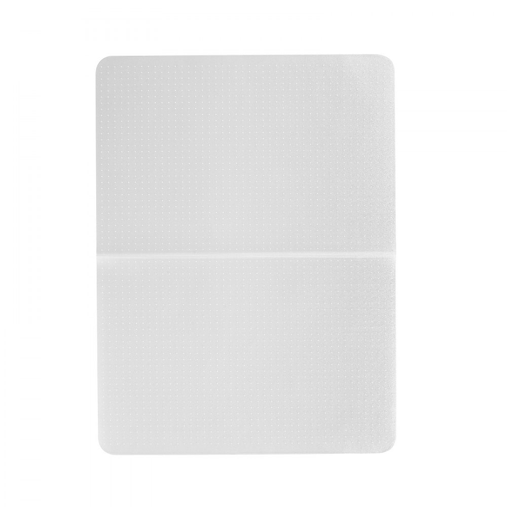 VEVOR Stuhlmatte Bodenschutzmatte (1225 x 915 mm) Bürostuhlmatte rutschfester klarer Stuhlteppich aus PVC mit Noppen, sanftes Gleiten unter dem Schreibtischteppich für Heimbüro (rechteckig)