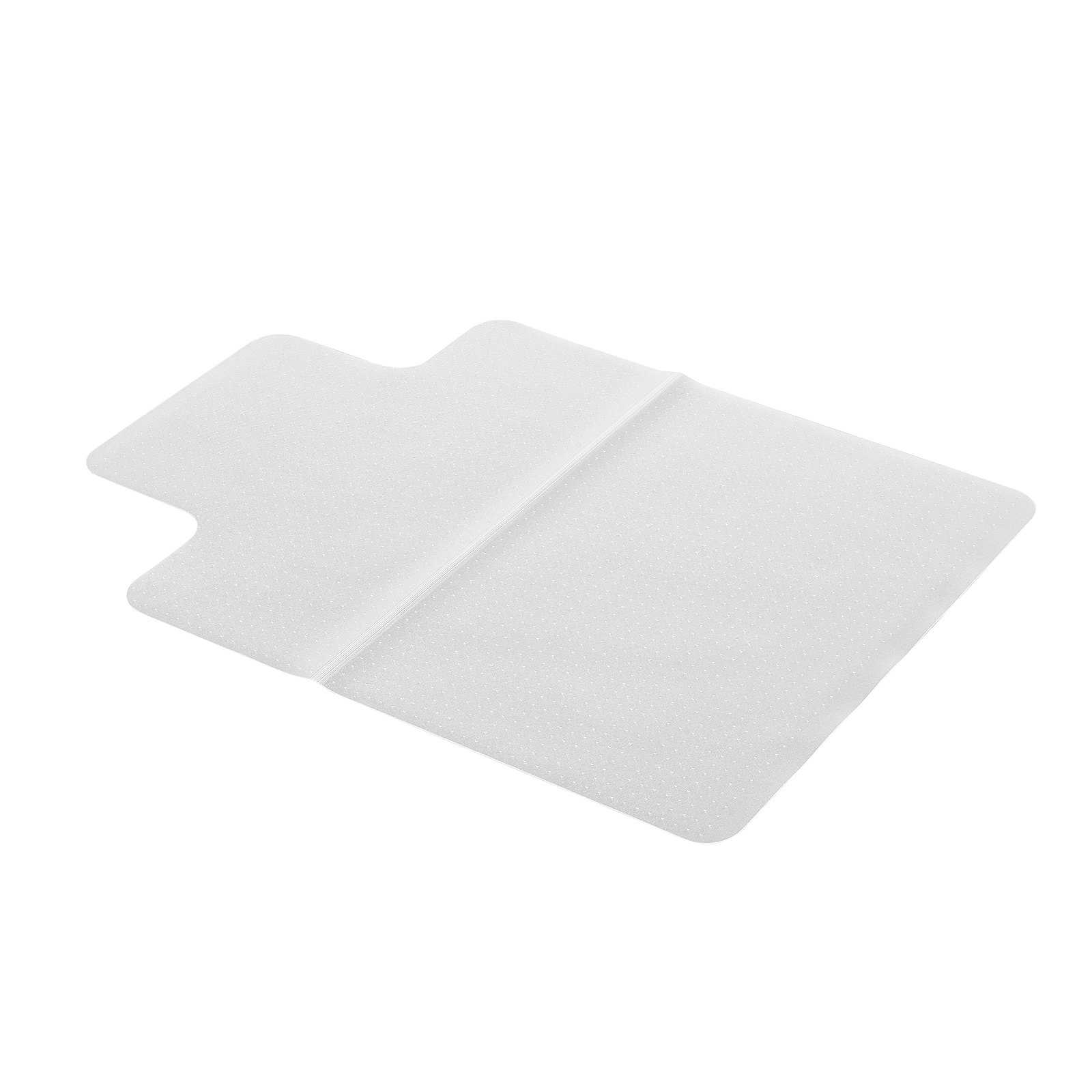 VEVOR Stuhlmatte Stuhlteppich (1230 x 914 mm) Bürostuhlmatte für kurzflorige Teppichböden, Bodenschutzmatte aus PVC mit Noppen, gleitet sanft unter den Schreibtischteppich für das Heimbüro