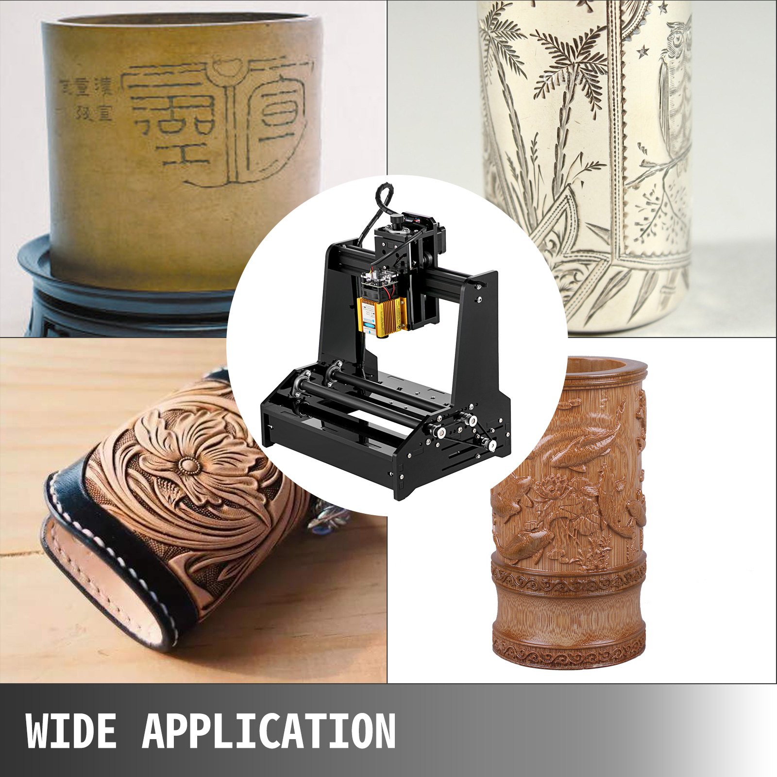 Cnc Fräsmaschine Mit 5,5w Laser Grbl Control Usb Port Zylindrische Cnc Router