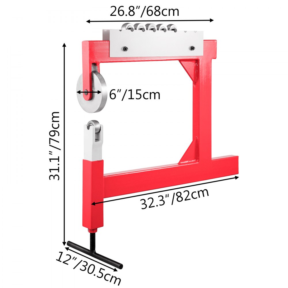 Rollenstreckmaschine English Wheel Blechbiegemaschine Metallverarbeitung 400 Mm