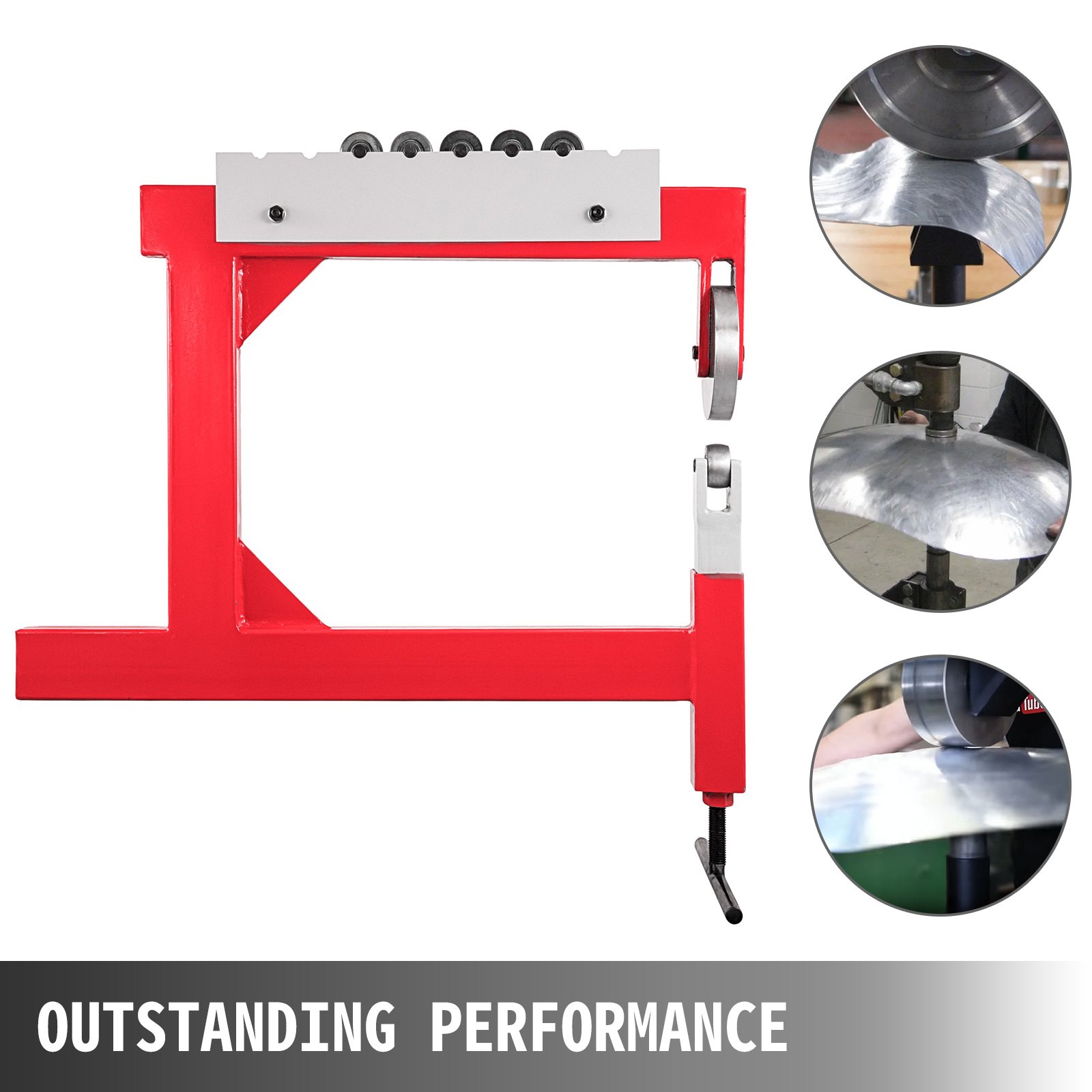 Rollenstreckmaschine English Wheel Blechbiegemaschine Metallverarbeitung 400 Mm