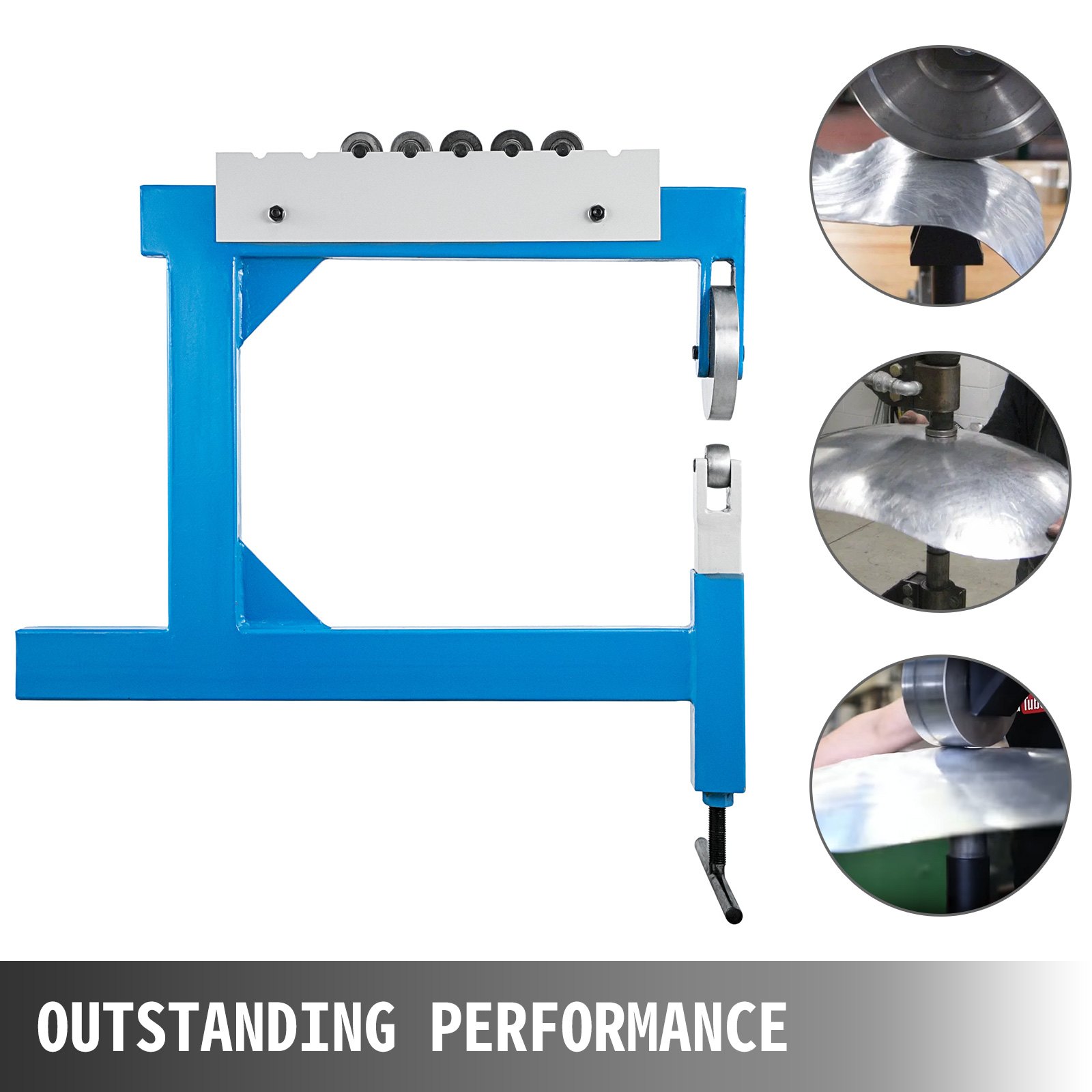 Rollenstreckmaschine English Wheel Blechbiegemaschine Metallverarbeitung 560 Mm