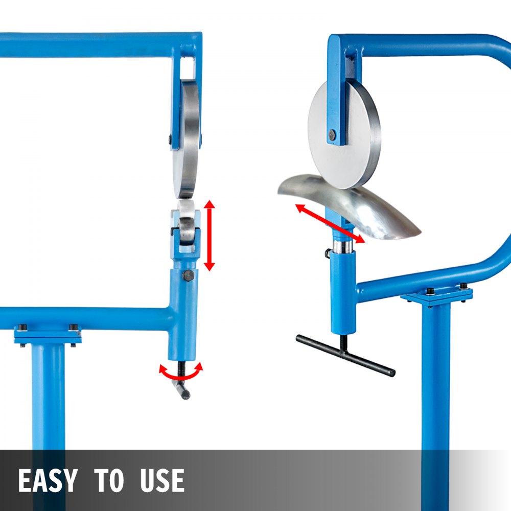 Rollenstreckmaschine English Wheel Glätthammer Blau Streckrollen Biegemaschine
