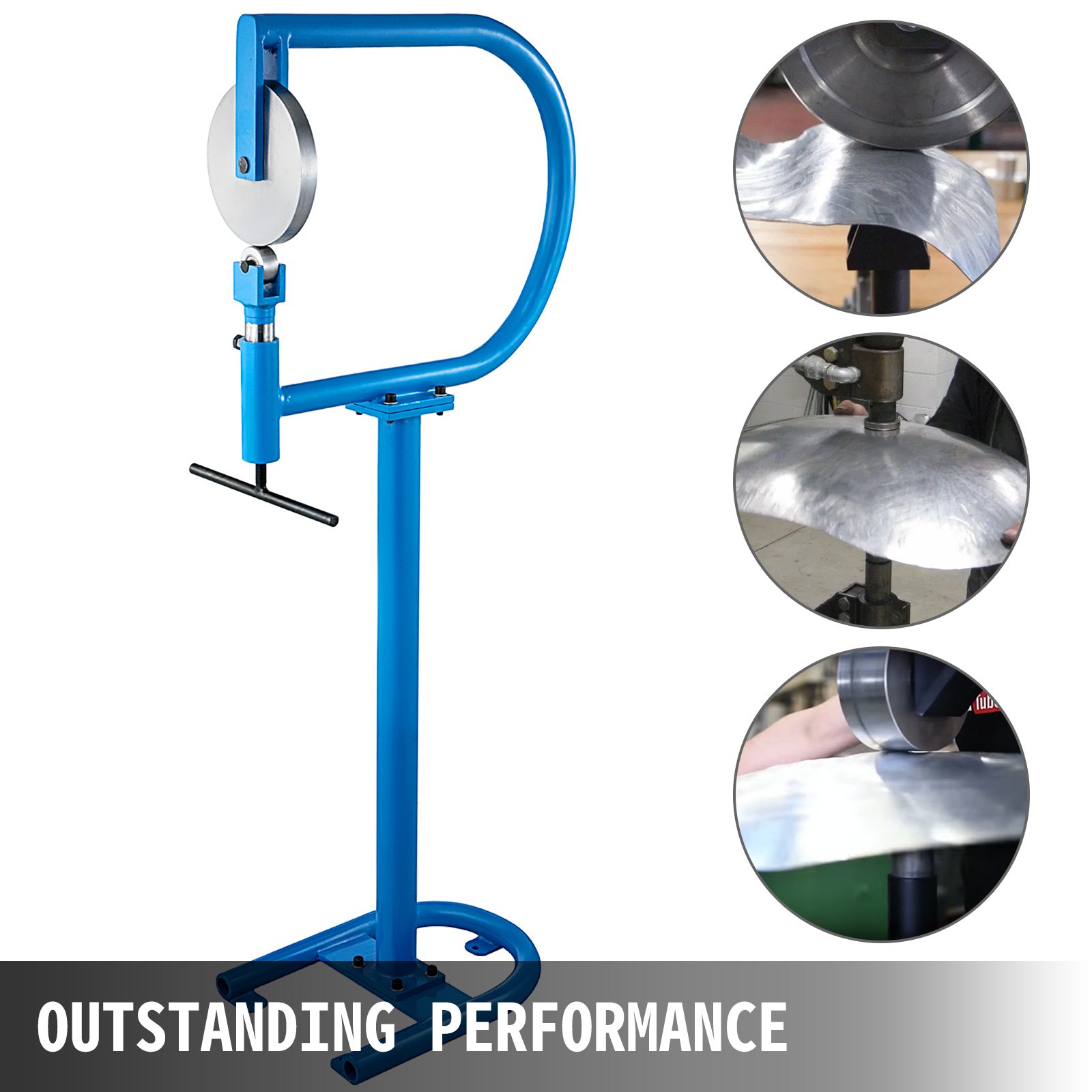 Rollenstreckmaschine English Wheel Glätthammer Blau Streckrollen Biegemaschine