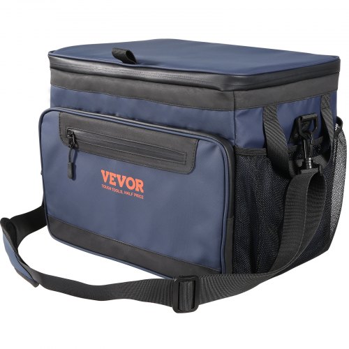 VEVOR Picknicktasche Kühltasche 24 Dosen, Thermotasche Warmhaltetasche Isoliertasche Cooler Bag Wasserdicht, Gefriertasche Tiefkühltasche Lunchtasche Camping, Wandern, Angeln, inkl. Eisspeicher