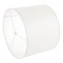 VEVOR Lampenschirm Trommel 40 x 40 x 30 cm (oben x unter x hoch), 2 Stk. große Ersatzschirme aus Leinen + PVC, Lampenschirm mit Harfe für Tischlampen Stehlampen Pendelleuchten (Cremeweißes Leinen)