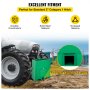 VEVOR 3-Punkt-Ballastbox Anhängerkupplungs-Ballastbox mit 800 lbs (ca. 363 kg) Kapazität Standard-Anhängerkupplungsempfänger 2 Zoll, Traktor-Ballastbox für Traktoranbaugeräte der Kategorie 1 grün