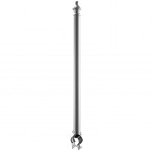 VEVOR Übersteigschutz Zaunerhöhung, 18er-Pack, 695 mm Stacheldrahtabweiser für 3,3-3,8 mm Zaunoberseite, Ω-Halterung, Stacheldrahthalter zum Schutz der Privatsphäre in Hof, Bauernhof oder Garten