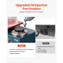 VEVOR Vakuum-Einbettgussmaschine 400 ml mit 3 CFM-Pumpe & Glocke & Präzisionsmanometer, Metallschmuckgusswerkzeug Vakuumgussmaschine zum Gießen von Schmuck und Schmelzen (28 x 28 cm) 290 W Leistung