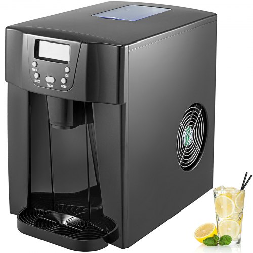 3 In 1 Eiswürfelmaschine Eiswürfelbereiter 12kg/24h Eislöffel 1 Kg Eisvorrat Bar