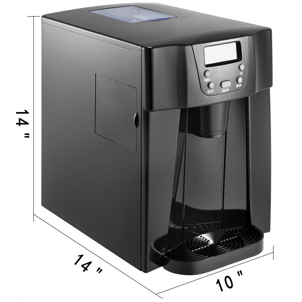 3 In 1 Eiswürfelmaschine Eiswürfelbereiter 12kg/24h Eislöffel 1 Kg Eisvorrat Bar