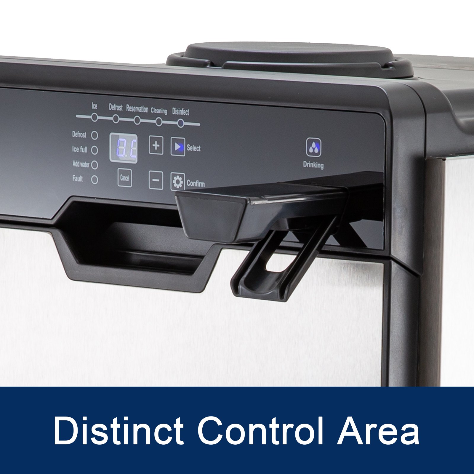 Kommerzielle Eiswürfelmaschine 35kg/24h Einschussnase Bäckereien 36 Pcs Pp