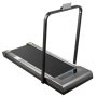 VEVOR Laufband für Unter Schreibtisch Silber, Laufband klappbar Fitnessgerät Kapazität 100 kg Lauftraining kompakt mit Handlauf im Büro zu Hause Heimtrainer Professionell