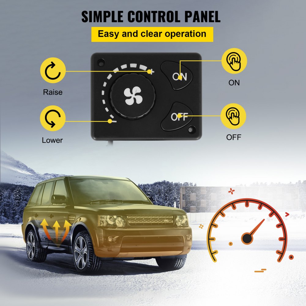 VEVOR Luft Diesel Heizung 12V 5KW Standheizung Diesel Luftheizung Kraftstoff Auto Heizung für Wohnmobile