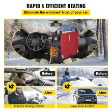 VEVOR Luft Diesel Heizung 12V 5KW Standheizung Diesel Luftheizung Kraftstoff Auto Heizung für Wohnmobile