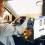 VEVOR 12V Standheizung Diesel Auto Kraftstoff, Diesel Standheizung Luftheizung Air Diesel 5-8KW, Luft Dieselheizung, für Auto RV Boote LKW Wohnmobil Bus(mit Rot LCD schalter & 1 Luftauslass)