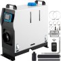 VEVOR 12V Standheizung Diesel Auto Kraftstoff, Diesel Standheizung Luftheizung Air Diesel 8 KW, Luft Dieselheizung, für Auto RV Boote LKW Wohnmobil Bus(mit Rot LCD schalter & 1 Luftauslass)