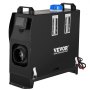 VEVOR 12V Diesel Car Fuel-Powered Parking Heater, 8 kW Diesel Parking Heater Air Diesel Heater, Air Diesel Heater for Car RV Truck Camper Bus with Remote Control, Black LCD Switch & 1 Air Outlet
