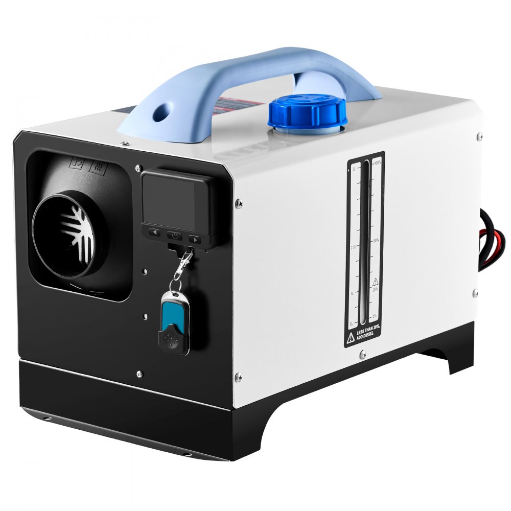 VEVOR 12V Standheizung Diesel Auto Kraftstoff, 8 KW Diesel Standheizung Luftheizung Air Diesel, Luft Dieselheizung für Auto RV LKW Wohnmobil Bus mit Fernbedienung weiß LCD schalter & 1 Luftauslass
