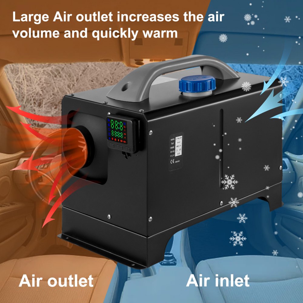 Vevor 3kw 12v Standheizung Diesel-luftheizung Lkw Heizung Lcd Auto Fernbedienung