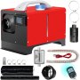 VEVOR 12V Standheizung Diesel Auto Kraftstoff, 5 KW Diesel Standheizung Luftheizung Air Diesel, Luft Dieselheizung für Auto RV LKW Wohnmobil Bus mit Fernbedienung Rote LCD schalter & 1 Luftauslass