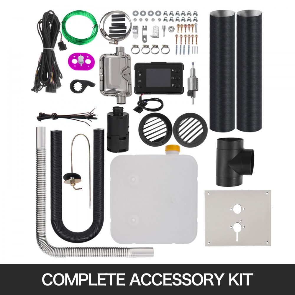 5kw 12v Diesel Luftheizung Standheizung Heizung Air Heater Lcd Aluminum Alloy