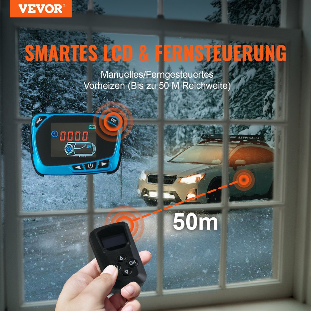 Купить VEVOR Standheizung Diesel Auto Heizung Luftheizung Dieselheizung LCD  Fern 5/8KW, цена 17 590 руб — (353756047804)