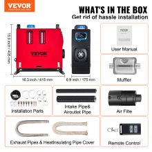 VEVOR Standheizung Luftheizung Diesel 12V Standheizung 8KW für Auto Wohnmobil Boote Lkw Wohnmobil Bus