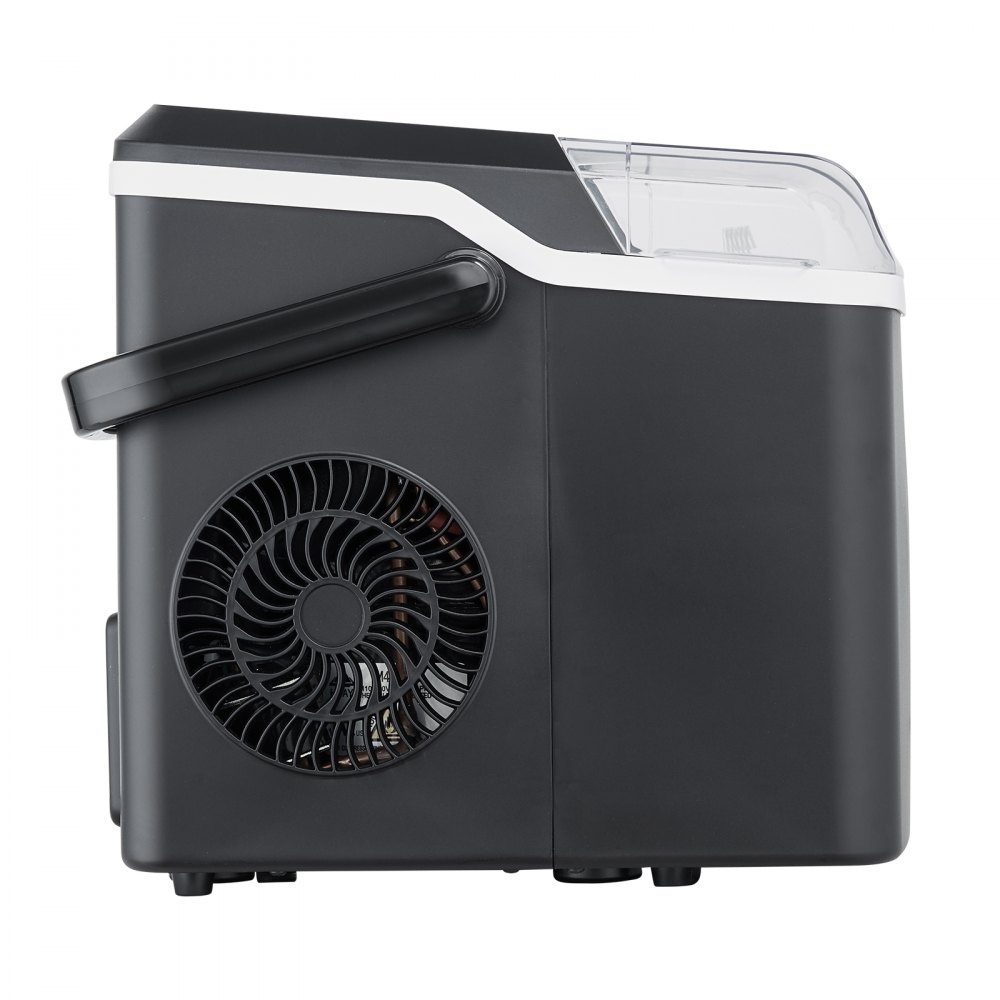 VEVOR 105 W Eiswürfelbereiter Gastro Eiswürfelmaschine Edelstahl 11,8 kg / 24 Std Eiswürfelbereiter Zubereitung in 7 Min 0,6 kg Eisspeicherkapazität