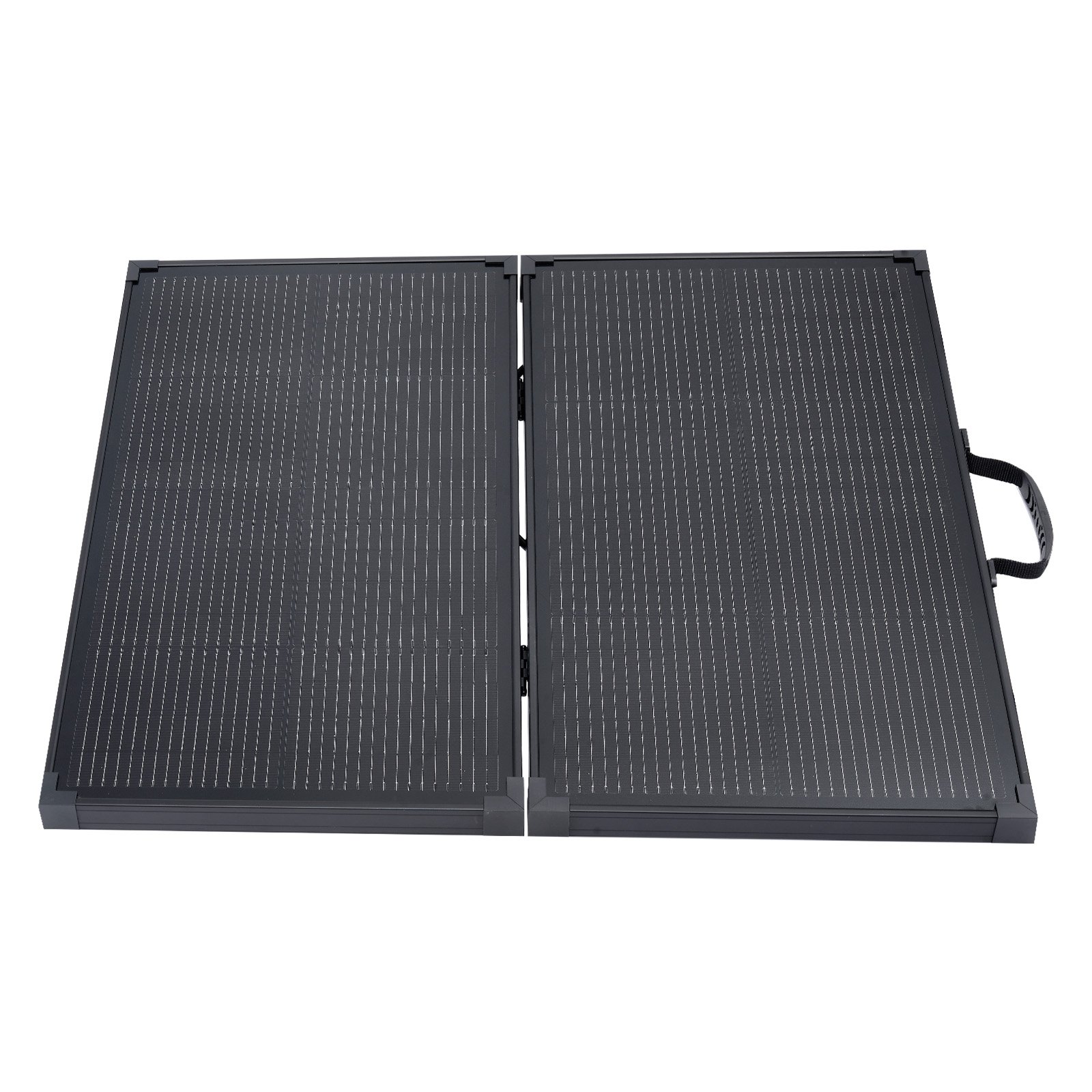 VEVOR Faltbares Solarpanel 100 W, 16BB N-Typ Tragbares Monokristallines Solarmodul mit Rahmen, 24% Wirkungsgrad, IP67, Ladegerät mit 30A PWM-Controller & MC4-Ausgang für Camping, Wandern