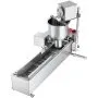 VEVOR Commercial Automatic Donuts Machine, Single Row Donuts Making Equipment, 90 pcs/hour Electric High Power Doughnut Maker, Stainless Steel Frying Auto Fryer, with 3 Size Molds, Auto Counting