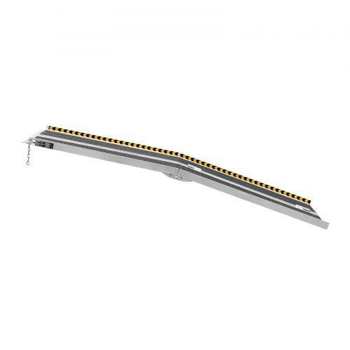 Tragbare Rollstuhlrampe 1,8 M – Rutschfeste Aluminium-Rampe, Klappbar, Bis 272 Kg Belastbar