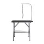 VEVOR Trimmtisch 985x615x1662mm Schertisch Edelstahl Hundepflegetisch 150kg Tragfähigkeit Frisiertisch Hund Faltbar Tierpflegetisch 914,4x609,6mm Desktop Ideal für Baden Trimmen Trocknen Bürsten