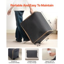 VEVOR Luftmatratze mit Rahmen 1885x1050x580 mm, aufblasbares 1-Personen-Campingbett mit eingebauter Pumpe, tragbare Luftbetten tragen 136 kg, überall aufblasbares Bett für Gäste beim Camping, Reisen