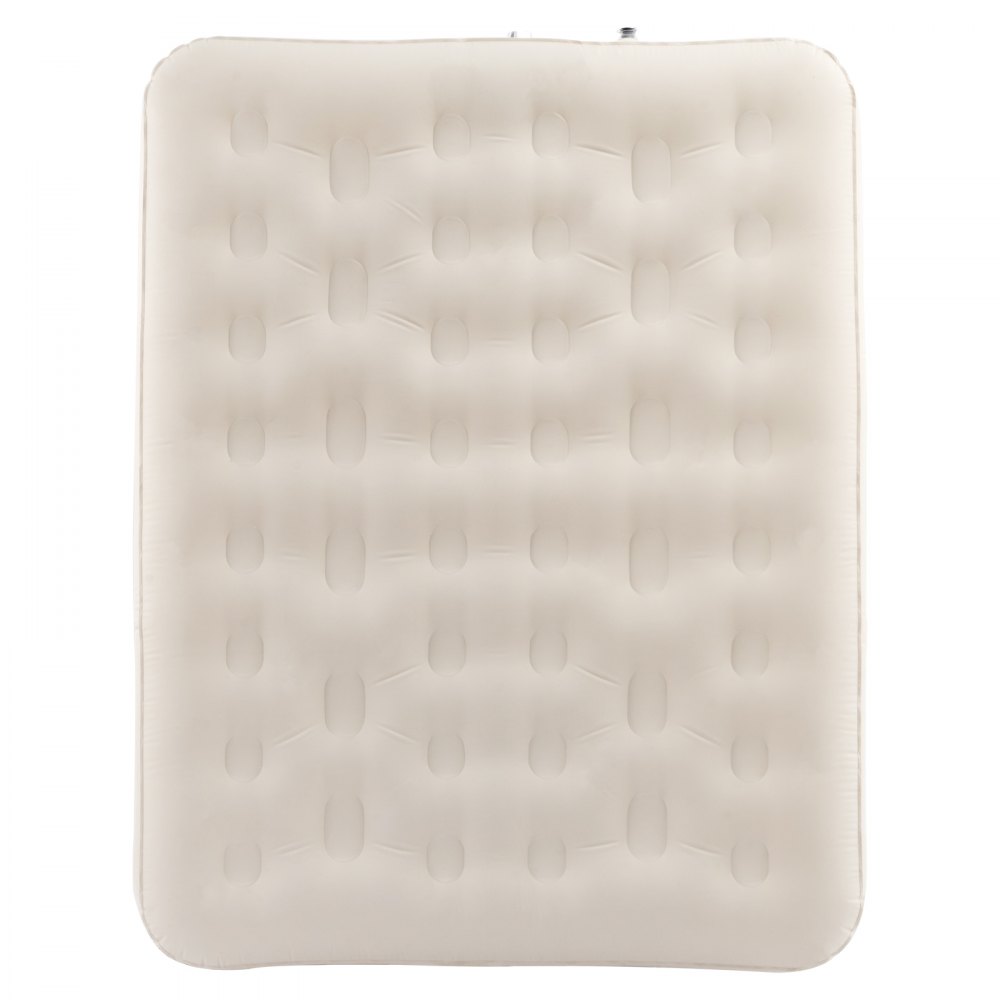 VEVOR Luftmatratze mit Rahmen 197x153x63 cm, aufblasbares Campingbett für 2 Personen mit eingebauter Pumpe, tragbare Luftbetten tragen 272 kg, überall aufblasbares Bett für Gäste beim Camping, Reisen