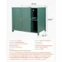 VEVOR Katzenschrank, 1050x680x885 mm, Katzenklo Schrank mit eingebauter Steckdose, Schublade & abnehmbarer Trennwand, passend für die meisten selbstreinigenden/intelligenten Katzentoiletten