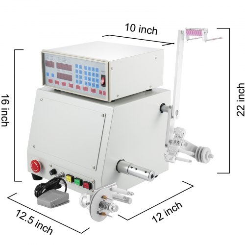 Manuelle Wickelvorrichtung Manuelle Spulenwickelmaschine Mit Zähler – Für Trafos, Motoren & Spulen, Zählbereich 0–99999, Max. 150 Mm