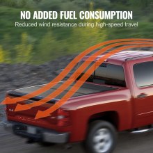 VEVOR Dreifach gefaltete Ladeflächenabdeckung Toyota Tacoma Light 2016–2023