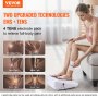 VEVOR Fußmassagegerät, EMS- & TENS-Fußmassagegerät bei Neuropathie, elektrischer Fußstimulator mit physikalischer Massagerolle, 25 Modi und 99-stufige Intensität zur Schmerzlinderung, Plantarfasziitis