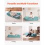 VEVOR Sitzsack Sitzkissen Bean Bag Erwachsene (1810 x 800 x 380 mm) mit abnehmbarem & waschbarem Bezug, gefüllt mit flauschiger Plüsch und hochdichter Schaumstofffüllung, Bodensitzsack Blau