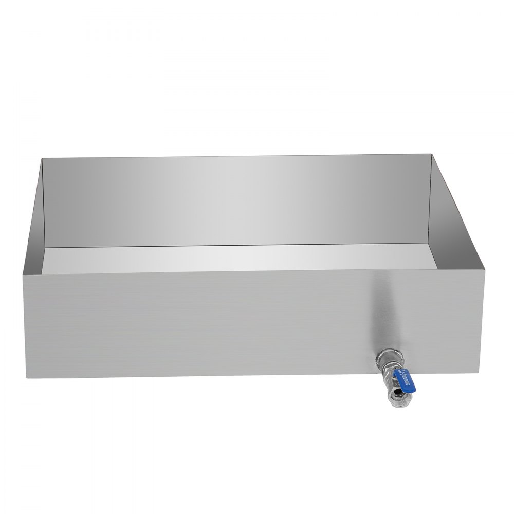 VEVOR Ahornzucker Verdampferpfanne 610 x 457 x 152 mm Ahornsirup-Kochpfanne aus Edelstahl 304 Kochende Pfanne Ahornzucker