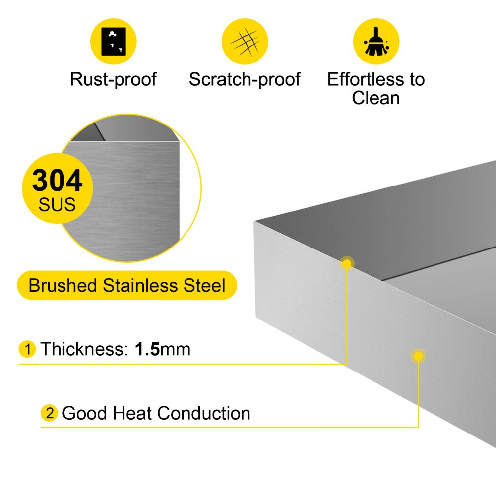 Ahornsirup Verdampfer 60x90cm Edelstahl Kochtopf Suppentopf Großer Topf Eintopf