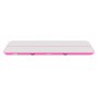 VEVOR Aufblasbare Gymnastikmatte 400x100x10 cm Airtrack-Turnmatte für Training, Wettkampfsport & Yoga, mit Rutschfester Oberfläche, 600-W-Elektroluftpumpe, Reparaturflicken, Düsen & Tasche, Pink