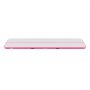 VEVOR Aufblasbare Gymnastikmatte 500x100x10 cm Airtrack-Turnmatte für Training, Wettkampfsport & Yoga, mit Rutschfester Oberfläche, 600-W-Elektroluftpumpe, Reparaturflicken, Düsen & Tasche, Pink