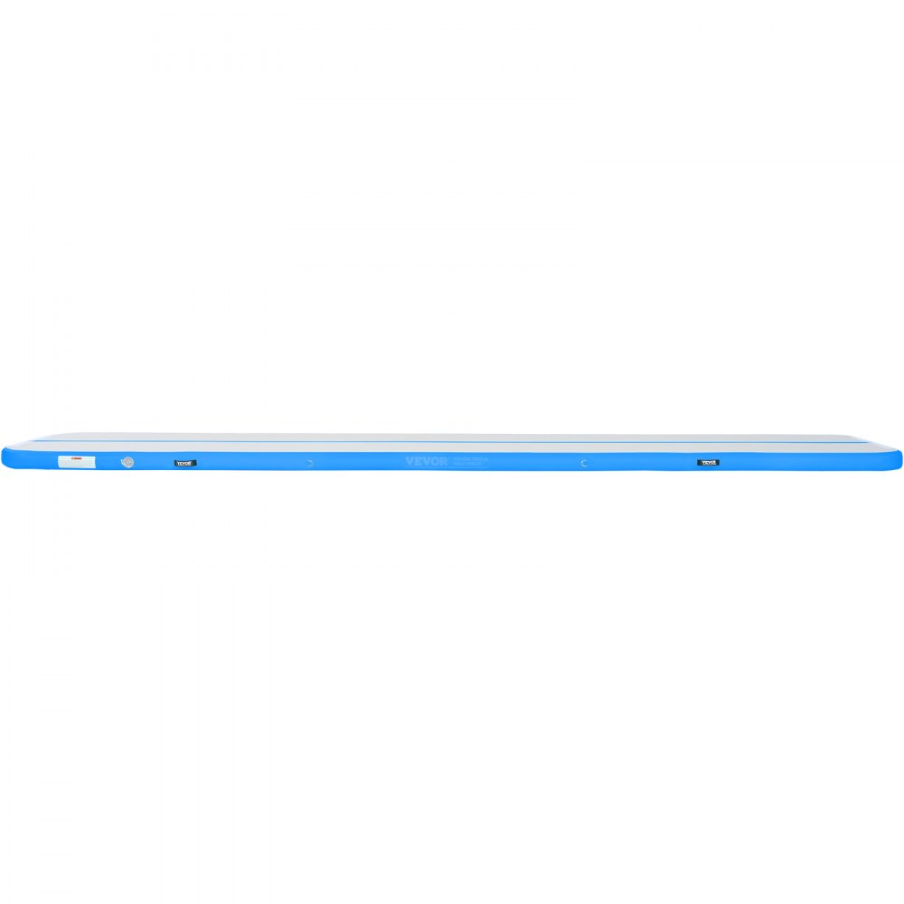 VEVOR Gymnastik-Luftmatte Aufblasbare Gymnastik-Tumbling-Matte, Tumbling-Bahn mit Elektrischer Pumpe, 498 x 101 x 10 cm Trainingsmatten für den Heimgebrauch/Fitnessstudio/Yoga/Cheerleading Blau