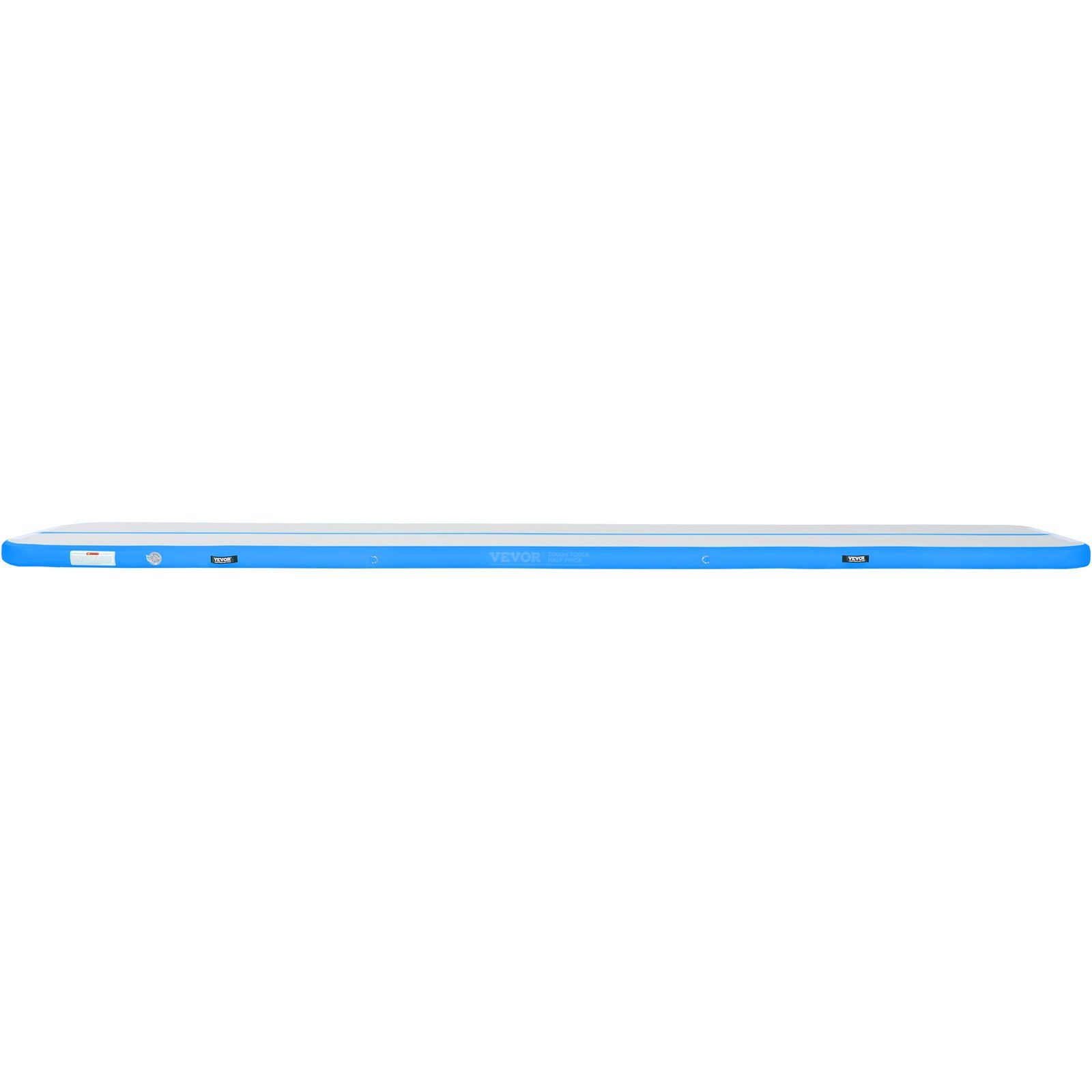 VEVOR Gymnastik-Luftmatte Aufblasbare Gymnastik-Tumbling-Matte, Tumbling-Bahn mit Elektrischer Pumpe, 498 x 101 x 10 cm Trainingsmatten für den Heimgebrauch/Fitnessstudio/Yoga/Cheerleading Blau