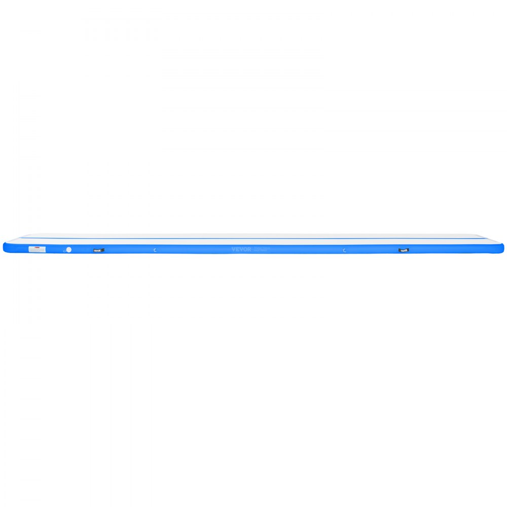 VEVOR Gymnastik-Luftmatte Aufblasbare Gymnastik-Tumbling-Matte, Tumbling-Bahn mit Elektrischer Pumpe, 598 x 101 x 10 cm Trainingsmatten für den Heimgebrauch/Fitnessstudio/Yoga/Cheerleading Blau