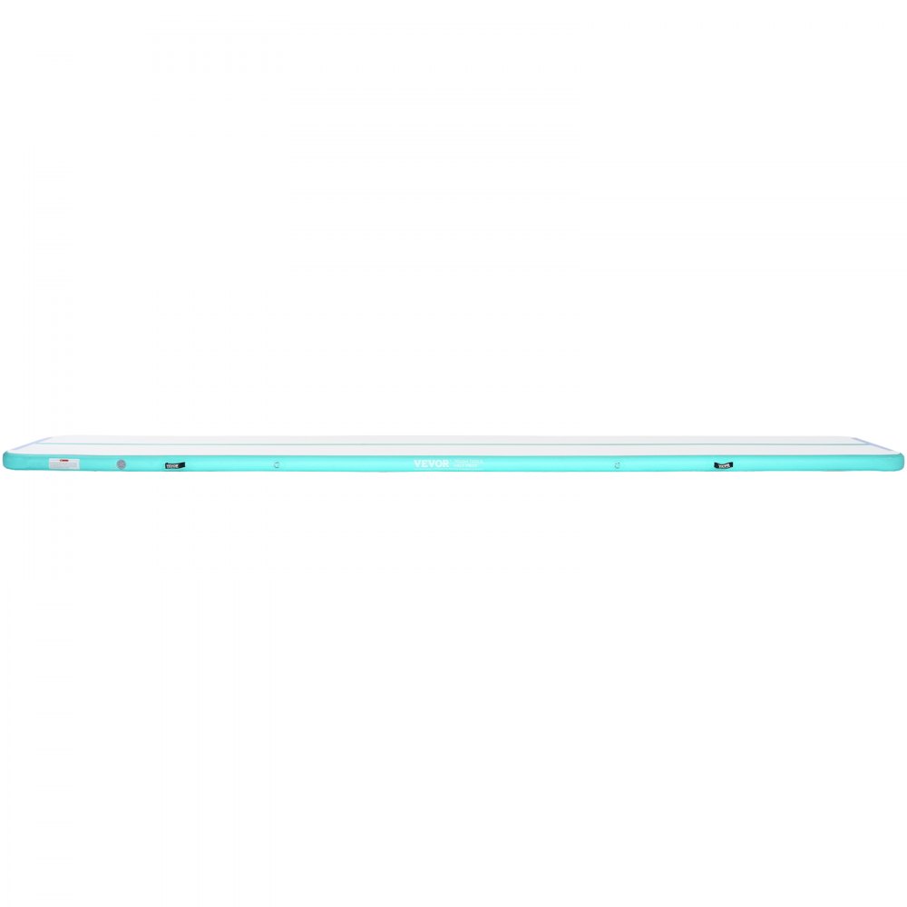 VEVOR Gymnastik-Luftmatte Aufblasbare Gymnastik-Tumbling-Matte, Tumbling-Bahn mit Elektrischer Pumpe, 598 x 101 x 10 cm Trainingsmatten für den Heimgebrauch/Fitnessstudio/Yoga/Cheerleading Grün