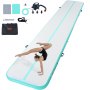 VEVOR Gymnastik-Luftmatte Aufblasbare Gymnastik-Tumbling-Matte, Tumbling-Bahn mit Elektrischer Pumpe, 598 x 101 x 10 cm Trainingsmatten für den Heimgebrauch/Fitnessstudio/Yoga/Cheerleading Grün