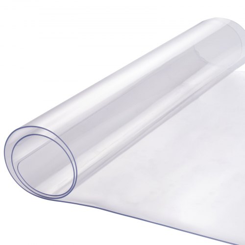 VEVOR Kunststoff-Tischdecke, 14 x 24 Zoll, 1,5 mm dick, transparenter Tischschutz, rechteckige PVC-Schreibtischunterlage, wasserdichte und leicht zu